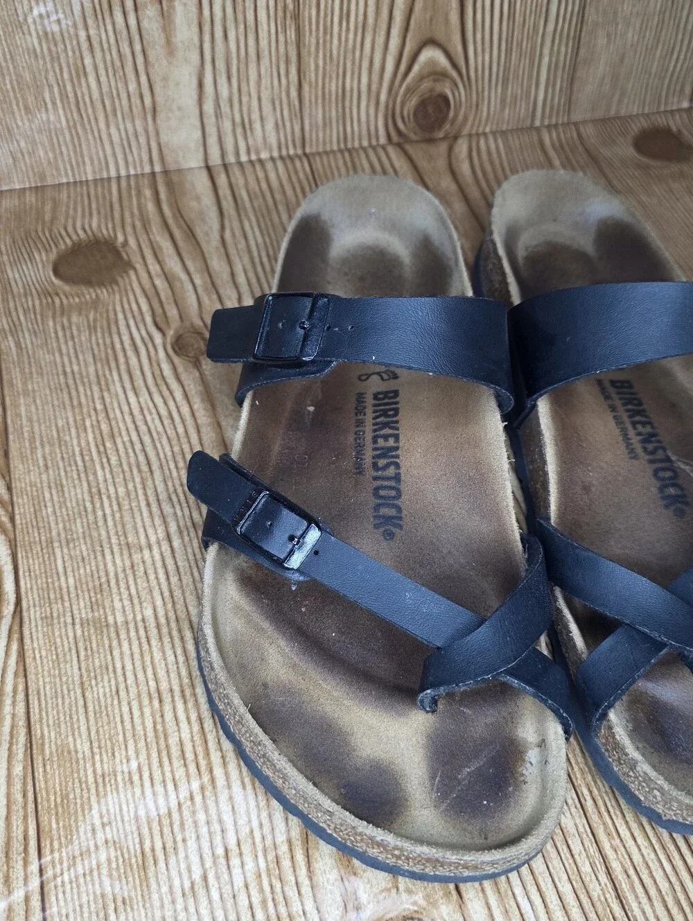 Birkenstock Women's Black Mayari Buckle Sandals Size 41/10